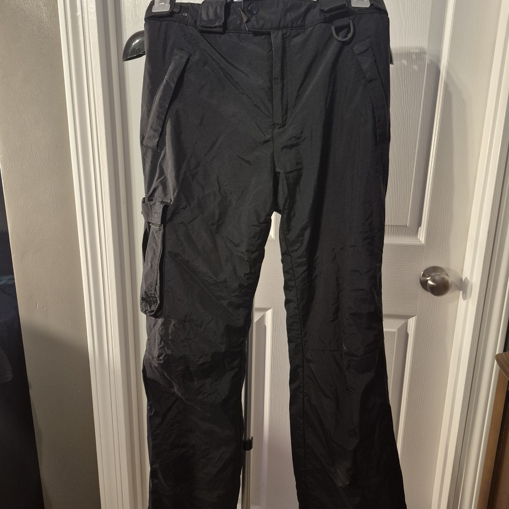 Sports Essentials Waterproof Coated Sports Pants with Removable Suspenders-SZ 16